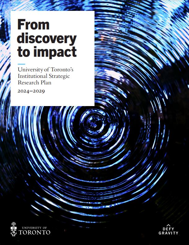 Cover of From discovery to impact U of T's ISRP for 2024 to 2029