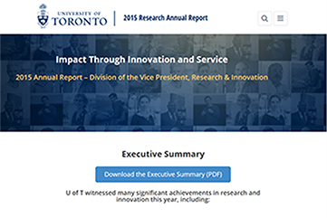 2015 Annual Report Cover Image