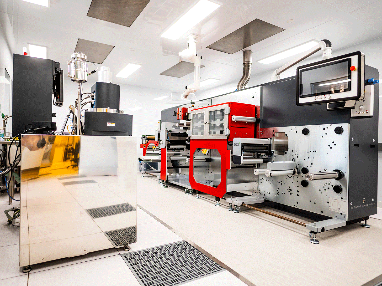 Image of manufacturing equipment in a laboratory.