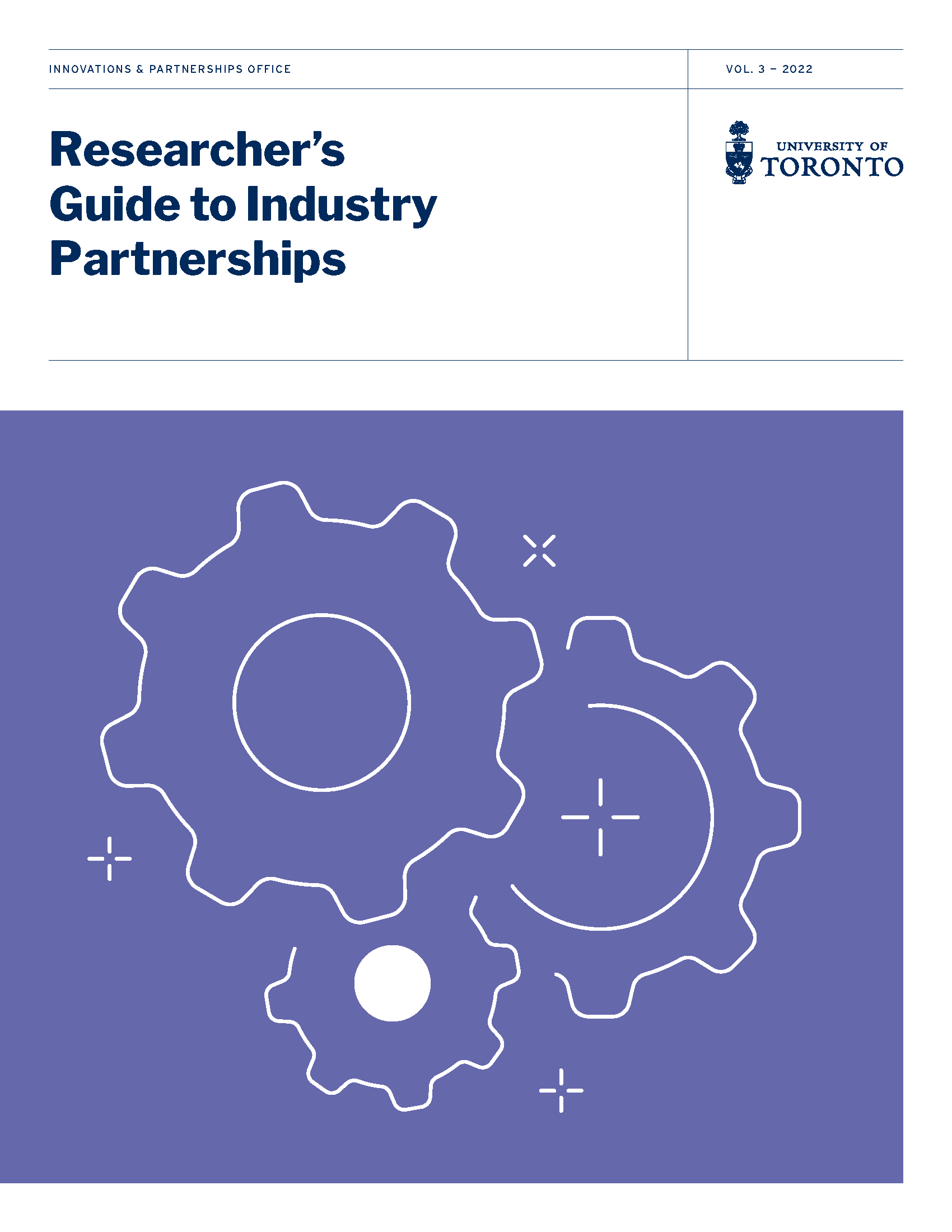 Cover page of researcher's guide to industry partnerships